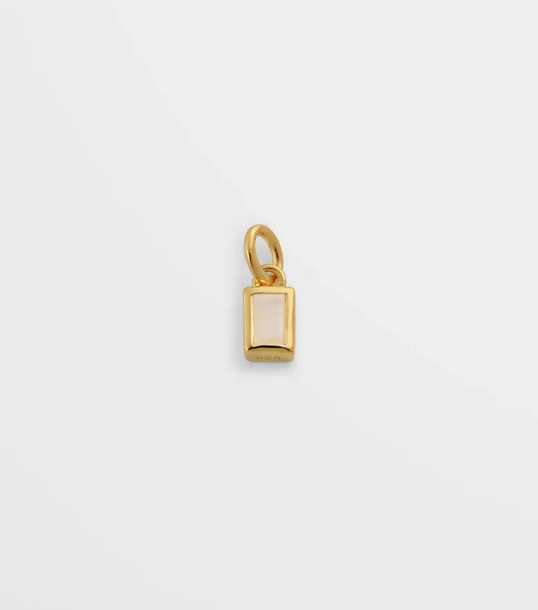 Syster P Beloved Squared Hänge Moonstone Guld