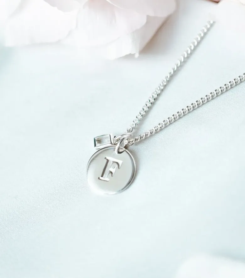 Syster P Beloved Squared Hänge Crystal Silver