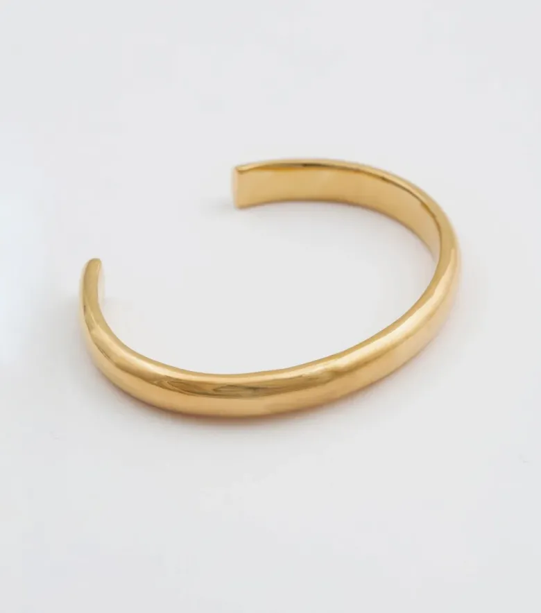 Syster P Bolded Bangle Armband Guld