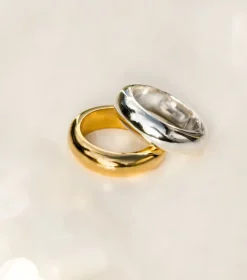 Syster P Bolded Ring Silver