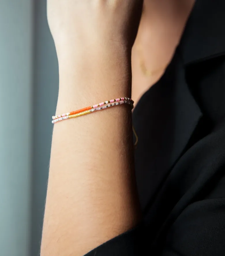 Syster P Code Armband Guld KEEP GOING