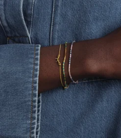 Syster P Code Armband Silver JUST BREATHE
