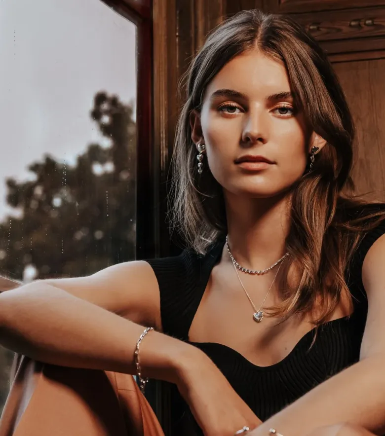 Syster P Darling Halsband Silver