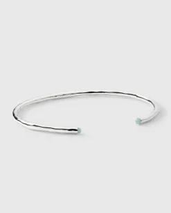 Syster P Florentina Bangle Silver Aquamarine