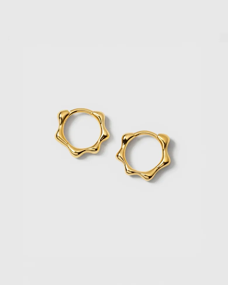 Syster P Florentina Small Hoops Guld