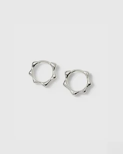 Syster P Florentina Small Hoops Silver