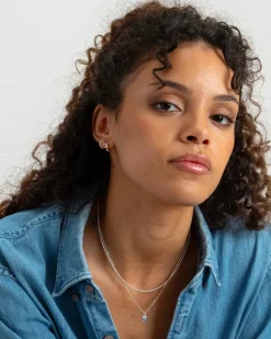 Syster P Florentina Small Hoops Silver