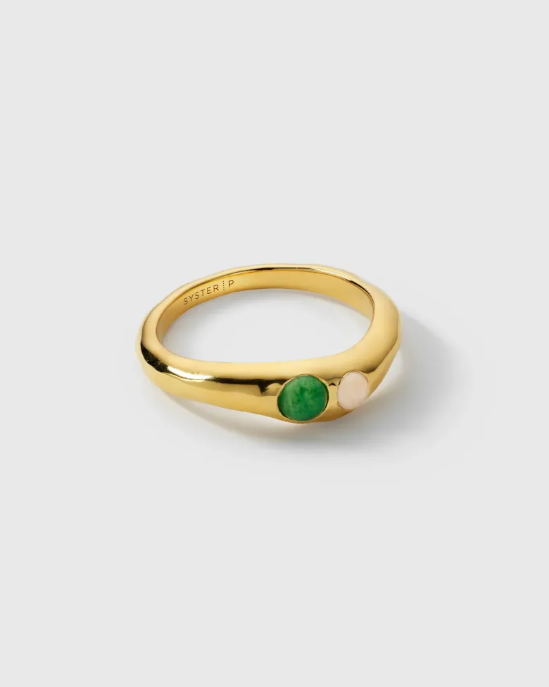 Syster P Floretina Ring Guld