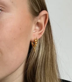 Syster P Harvey Heavy Spike Örhängen Guld