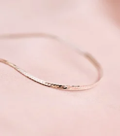 Syster P Herringbone Armband Silver