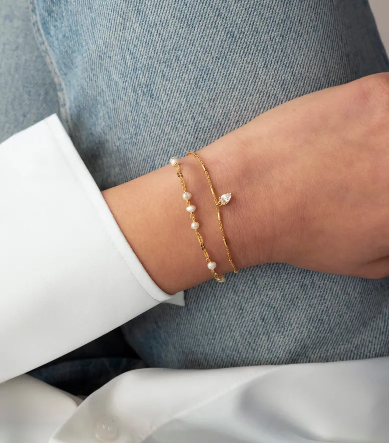 Syster P Katie Armband Guld