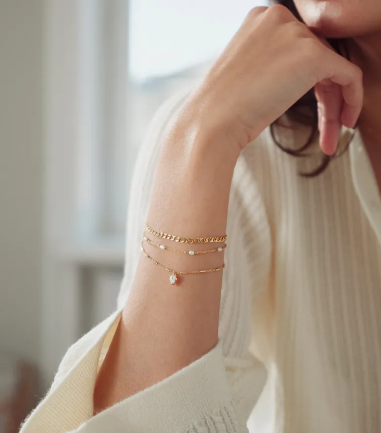 Syster P Katie Armband Guld