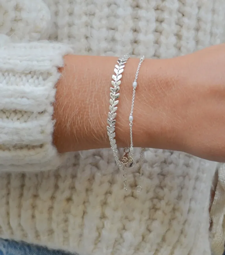 Syster P Layers Olivia Armband Silver