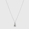 Syster P Melinda Double Petal Halsband Silver