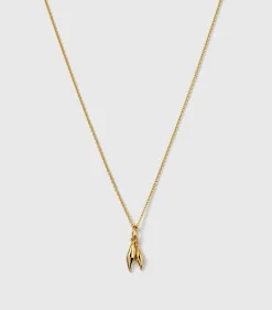 Syster P Melinda Double Petal Halsband Guld