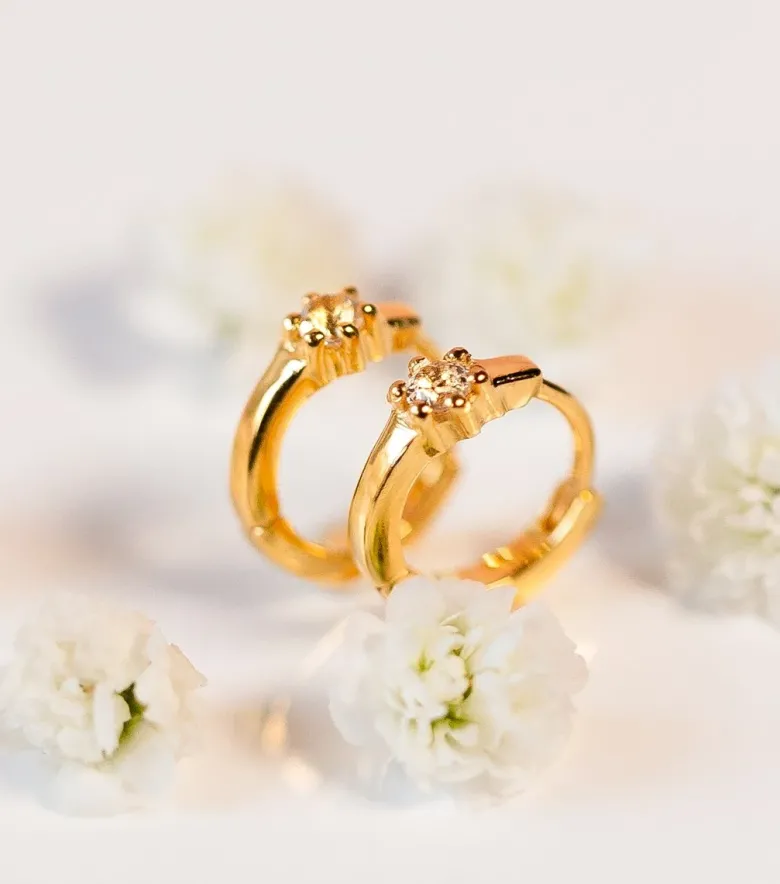 Syster P Mini Princess Örhängen Guld