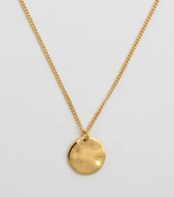 Syster P Minimalistica Hamrad Halsband Guld