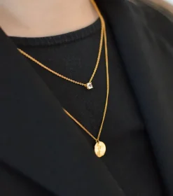 Syster P Minimalistica Solo Nova Halsband Guld