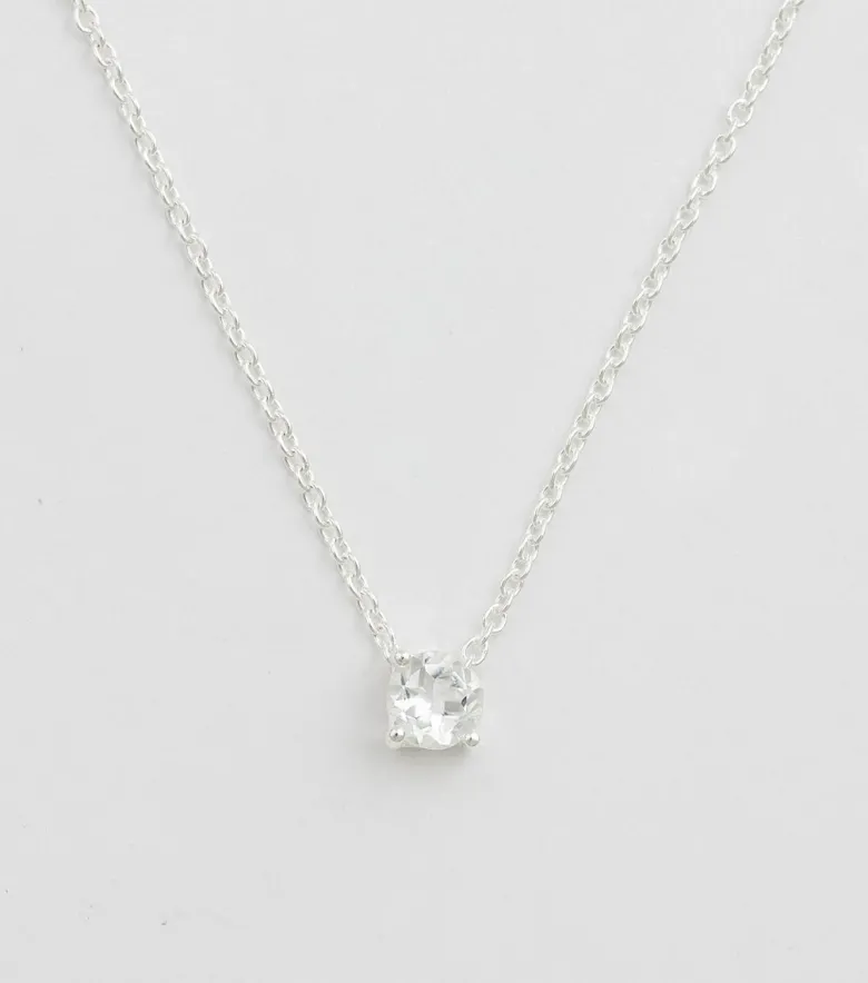Syster P Minimalistica Solo Nova Halsband Silver