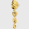 Syster P Moulded Long Single Earring Gold EG1276