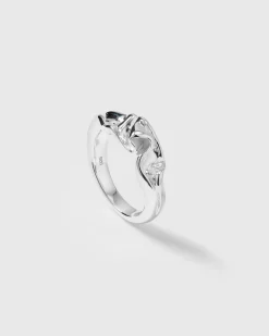 Syster P Moulded Narrow Ring Silver