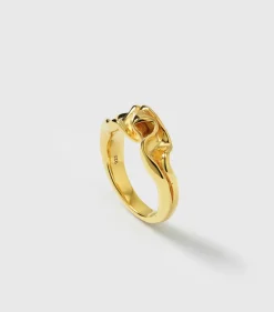 Syster P Moulded Narrow Ring Gold