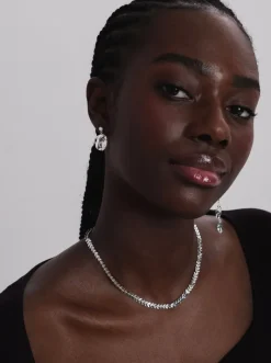 Syster P Moulded Short Single Earring Silver