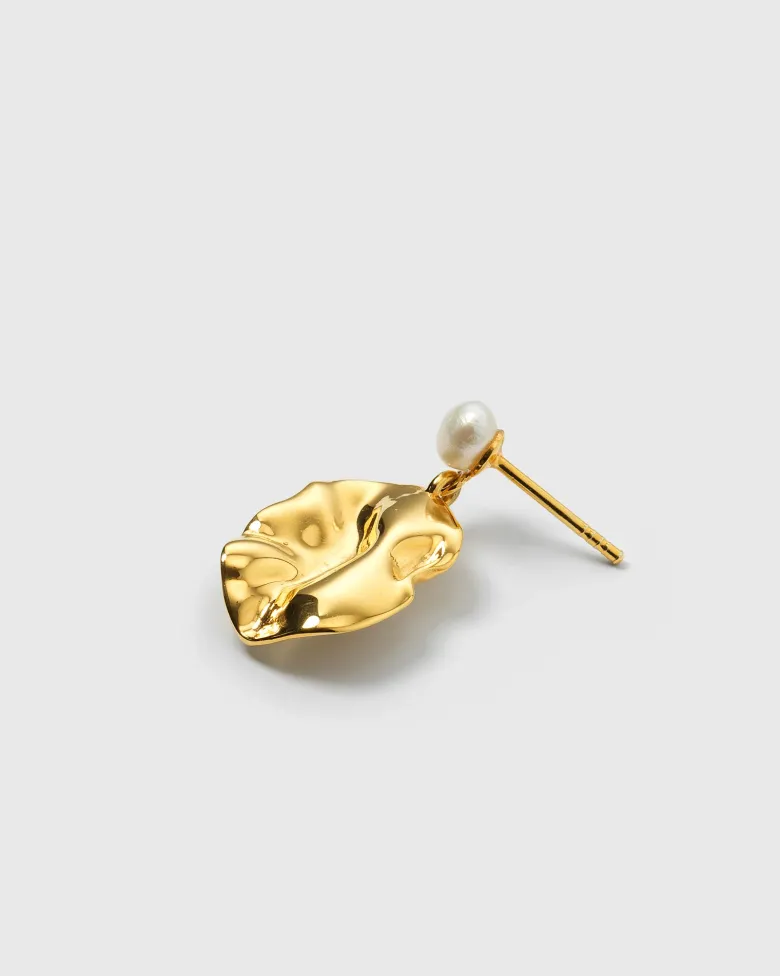 Syster P Moulded Short Single Earring Gold