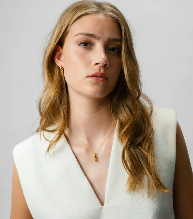 Syster P Mrs H Spike Halsband Guld