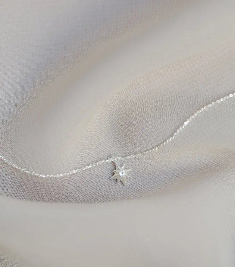 Syster P North Star Armband Silver
