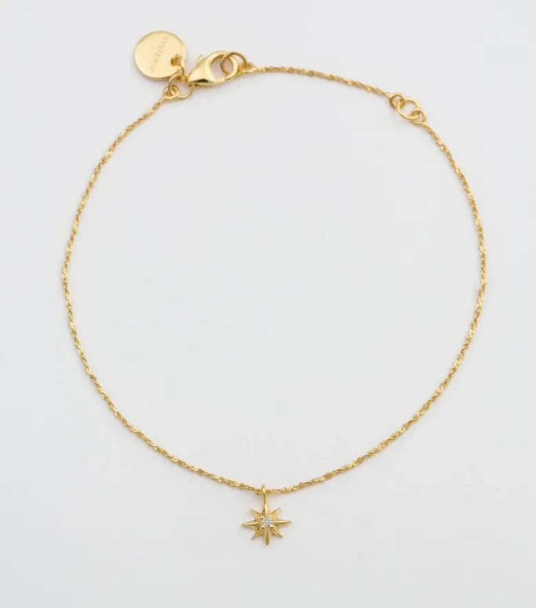 Syster P North Star Armband Guld