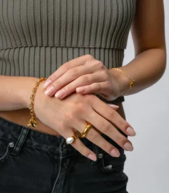 Syster P Paxton Armband Heavy Guld
