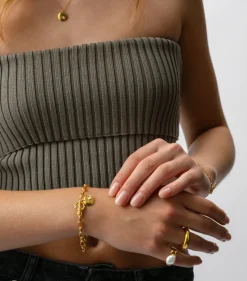Syster P Paxton Armband Heavy Guld