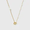 Syster P Paxton Kort Halsband Guld