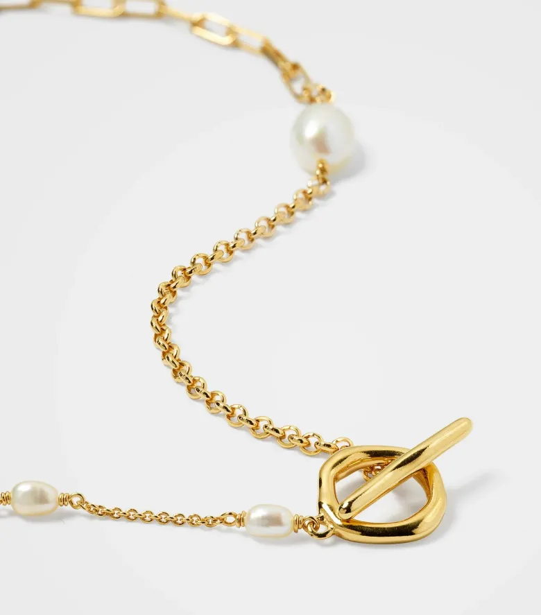 Syster P Paxton Kort Halsband Guld