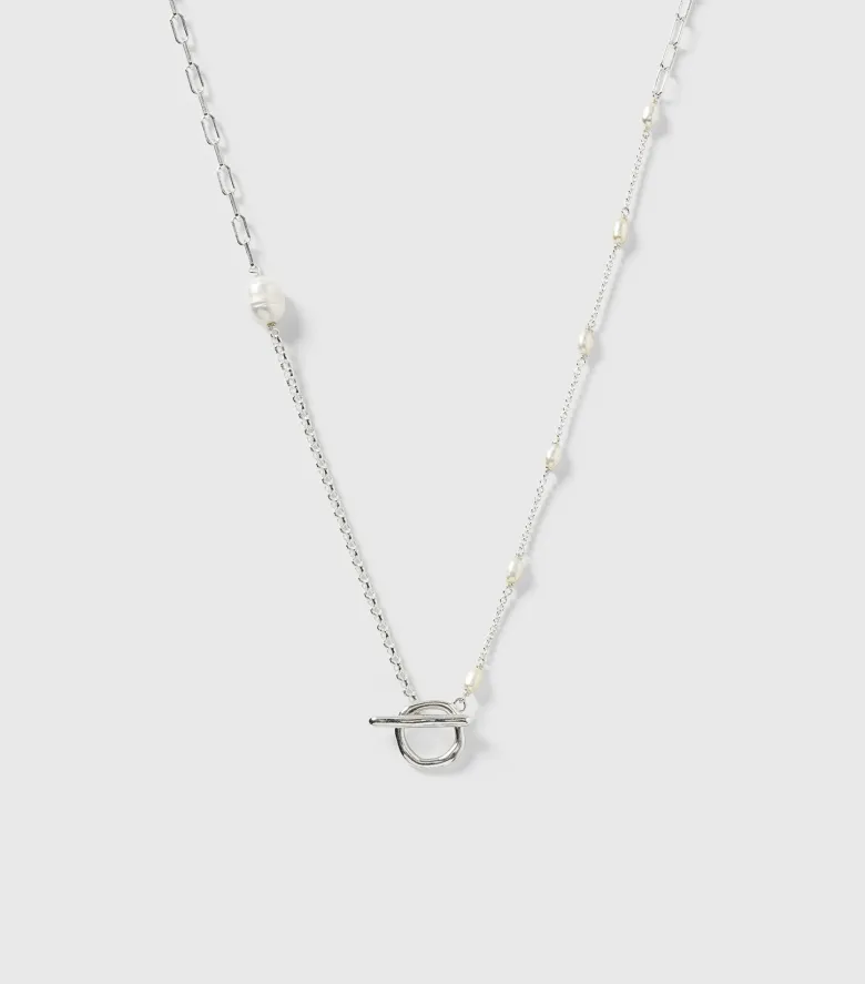 Syster P Paxton Paxton Kort Halsband Silver