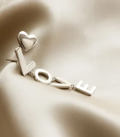 Syster P Örhänge True Love BIG L Single Silver (Mega kampanj)