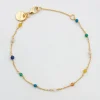 Syster P Santa Monica Multicolor Armband Guld