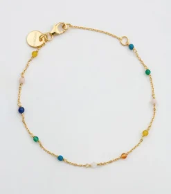 Syster P Santa Monica Multicolor Armband Guld