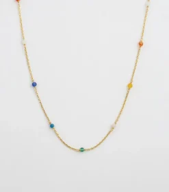 Syster P Santa Monica Multicolor Halsband Guld
