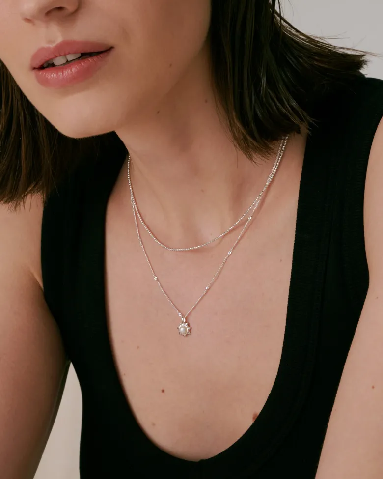 Syster P Sheer Doria Halsband Silver