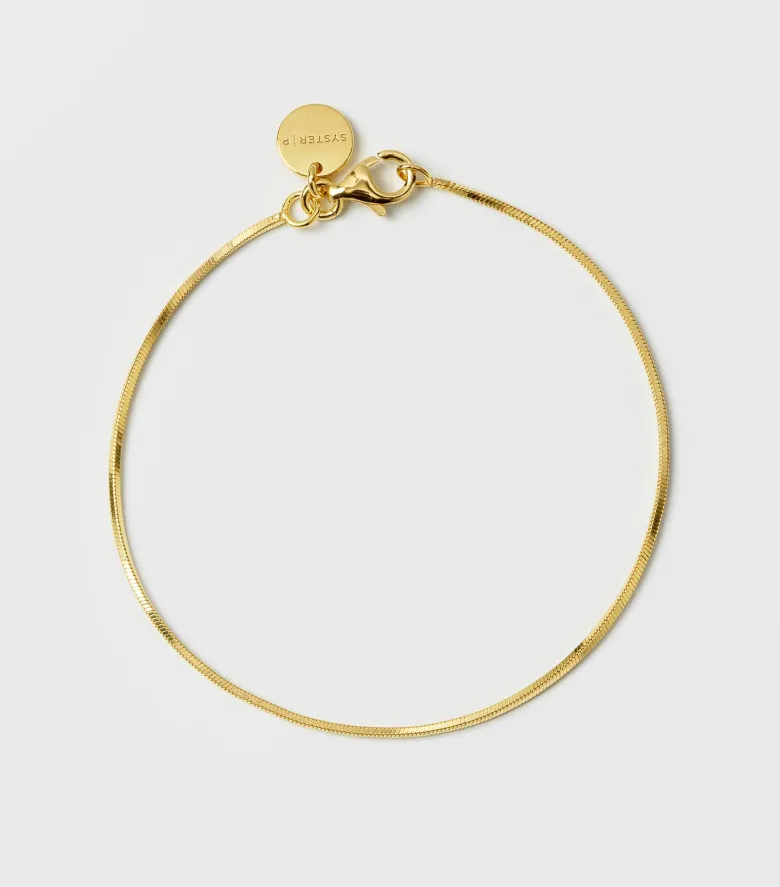 Syster P Sheer Mirror Armband Guld