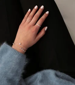 Syster P Sparkle Wrap Ring Silver