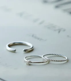 Syster P Tiny Princess Ring Silver