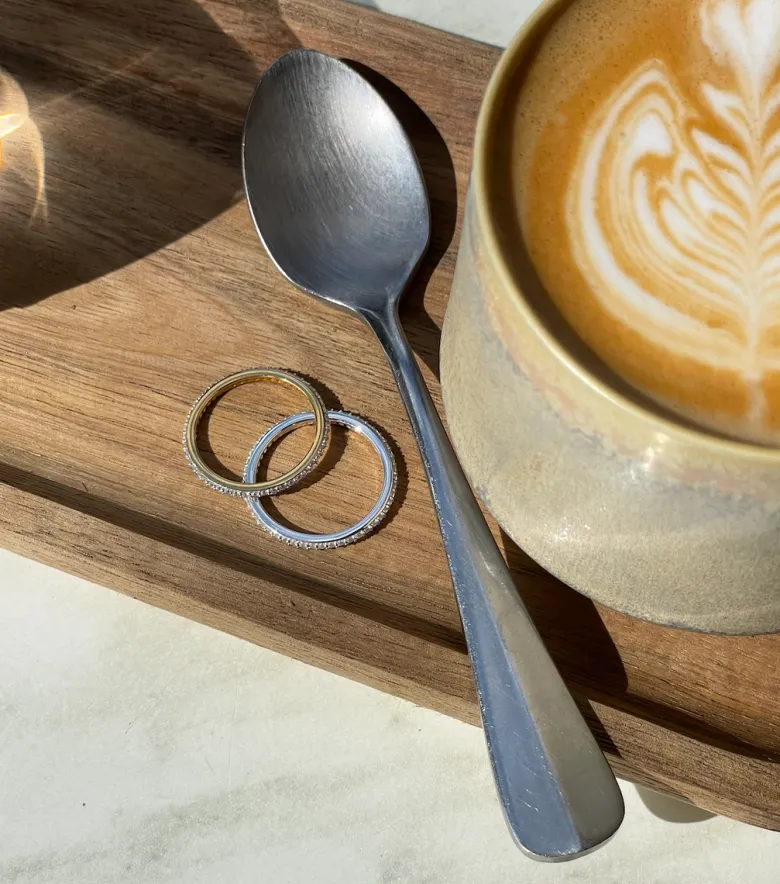 Syster P Tiny Sparkle Ring Guld