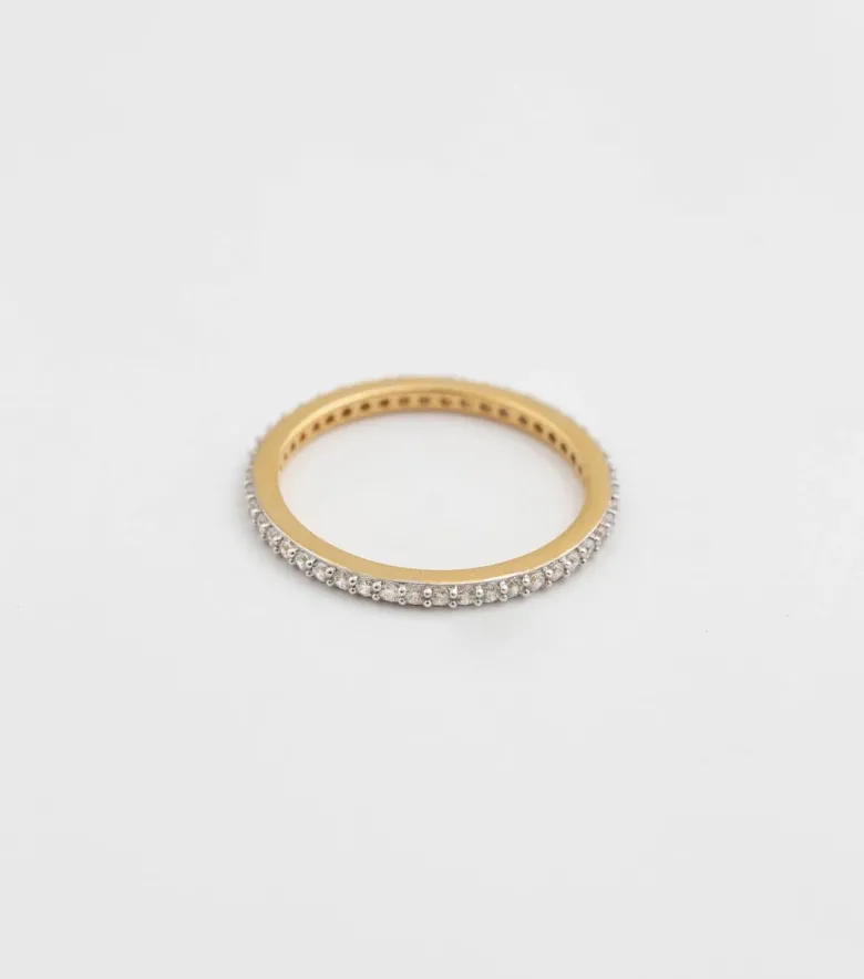 Syster P Tiny Sparkle Ring Guld