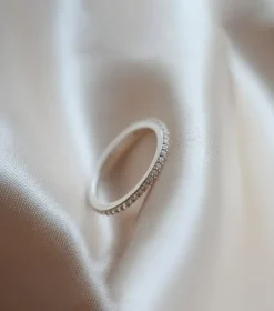 Syster P Tiny Sparkle Ring Silver