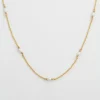 Syster P Treasure Multi Pearl Halsband Guld