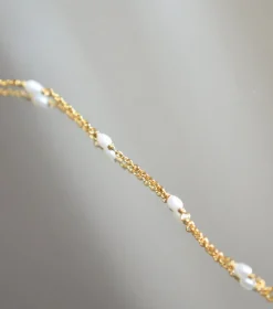 Syster P Treasure Multi Pearl Halsband Guld