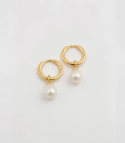 Syster P Treasure Pearl Hoop Guld